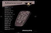 RU254.qxd 04-06-2004 16:56 Pagina 1 Universal SBC RU 254 4 · 2004. 7. 8. · Enhorabuena por la adquisición del mando a distancia universal Philips SBC RU254. Una vez instalado