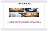 Catálogo de Cargos y Puestos del Servicio Profesional ...transparenciaieebc.mx/files/81i/otros/Catalogo... · CAI Coordinación de Asuntos Internacionales. ... TEPJF Tribunal Electoral