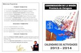 PRIMER TRIMESTREpauleszaragoza.org/wp-content/uploads/2013/09/CALENDARIO-PRO… · Pastoral Vocacional 4-6 de octubre en Madrid Encuentro de Delegados Locales. 6-7 de noviembre en