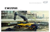 Volvo Brochure Wheeled Excavator EW205C Spanish · dentro y fuera de la carretera. Motor Volvo Con tecnología avanzada y comprobada y construido sobre la base de décadas de experiencia,