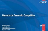 Gerencia de Desarrollo Competitivo - CChC · 2020. 7. 22. · Gerencia de Desarrollo Competitivo Aumentar la productividad, calidad y oferta de valor de las empresa Impulsar la competitividad