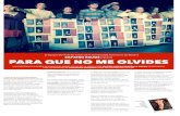 PARA QUE NO ME OLVIDES - sancarlosborromeo.org Información General.pdf · Para que no me olvides se estrenó en abril de 2014, en el 9º Encuentro de Teatro Comunitario de la UAM