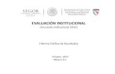 (Encuesta institucional 2015) Informe Gráfico de Resultados EVALUACIÓN INSTITUCIONAL (Encuesta institucional 2015) Informe Gráfico de Resultados Chiapas, 2015 México D.F.