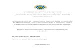 UNIVERSIDAD CENTRAL DEL ECUADORvigilancia y supervisión de la Superintendencia de Bancos del Ecuador, está regulado por el Instructivo para el ejercicio de la jurisdicción coactiva
