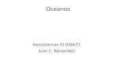 Oceanos - lepicolea.files.wordpress.com · Oceanos •Composición química •Componentes de los ambientes costeros •Movimientos de las olas •Barreras en islas •Corales, ciénagas