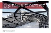 Informe de actividades Fundación Privada Hospital de la ... · EJE CRONOLÓGICO La Fundación Privada Hospital de la Santa Creu i Sant Pau Se crea el Hospital de la Santa Creu con