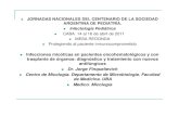 Dr. Jorge Finquelievich Centro de Micología. Departamento ... · Lesiones similares a otras micosis invasoras ... Pulmonar Variconazol LAMB Caspofungina Posaconazol Itraconazol Caspo+Vori