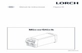 MicorStick - Conrad Electronic€¦ · modificación fuera de los límites de la ley sobre derechos de autor sin la autorización expresa de LORCH Schweißtechnik GmbH está prohibida