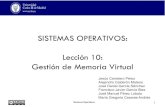 SISTEMAS OPERATIVOS: Lección 10: Gestión de Memoria Virtualocw.uc3m.es/ingenieria-informatica/operating... · Sistemas(Operavos (SISTEMAS OPERATIVOS: Lección 10: Gestión de Memoria