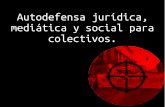 Autodefensa jurídica, mediática y social para colectivos.media.espora.org/mgoblin_media/media_entries/1747/2015-08-01_T… · chingaderas que hacen, otrora ilegales, sean conforme