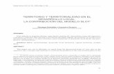 TERRITORIO Y TERRITORIALIDAD EN EL DESARROLLO ...33 Territorio y territorialidad en el desarrollo local. La contribución del modelo SloT Boletín de la A.G.E. N.º 39 - 2005 desarrolla