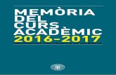 MEMÒRIA DEL CURS ACADÈMIC 2016-20172016-2017 a la Universitat Politècnica de València. Com en anys anteriors, hem lliurat el màxim títol acadèmic que les universitats podem