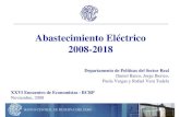 New Abastecimiento Eléctrico 2008-2018 · 2020. 1. 25. · 1 Abastecimiento Eléctrico 2008-2018 Departamento de Políticas del Sector Real Daniel Barco, Jorge Iberico, Paola Vargas