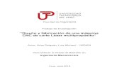 “Diseño y fabricación de una máquina CNC de corte Láser …repositorio.utp.edu.pe/bitstream/UTP/2699/1/Luis Arias... · 2020. 2. 15. · Diagrama de fuerzas de vigas de CNC