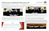 Universidad Australestudiocaselli.com.ar/img/publicaciones/Sup_Austral-4-Octubre.pdf · uNIVerSIdAd AuStrAL con Programa de actualización para egresados Visita de alumnos peruanos