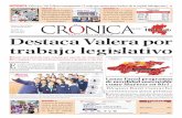 New La Crónica de Hoy en Hidalgo - OSA ABRIELA ORTER cro · 2020. 8. 18. · De la misma forma, se contabilizaron mil 863 casos positivos para Pachuca y 195 defunciones, a Mineral