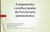 Fundamentos constitucionales del funcionario administrativo · Terminada la primera fase de la ley 1448 de 2011 no se han materializado. Los restablecimientos integrales, hay parte