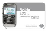 Nokia E71 - Euskaltel · 2017. 10. 9. · Nokia, Nokia Connecting People, Eseries, Nokia E71 eta Visual Radio markak Nokia Corporation-en merkataritzako markak edo marka erregistratuak