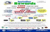 04-2016 April Rewards Flyer SPAN · ¡Puntos pueden ser canjeados por millones de articulos incluyendo viajes, productos digitales, joyas, y mucho más! Para las reglas completas