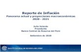 Reporte de Inflación - Central Reserve Bank of Peru · Reporte de Inflación Panorama actual y proyecciones macroeconómicas 2020 - 2021 Julio Velarde Presidente Banco Central de
