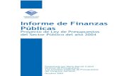 Informe de Finanzas Públicas - dipres.gob.cl · Este Informe de Finanzas Públicas contiene, así, un material de gran valor para el análisis de las finanzas públicas y la gestión