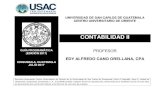 CONTABILIDAD II - Cunoricunori.edu.gt/download/Contabilidad_II_A.B.pdf · Finney, Harry A. y Miller, Herbert E. Curso de Contabilidad. Intermedia I, Tomo 3. Biblioteca de Contabilidad