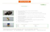 Conector - eximab.com · Componentes tales como compresores, bloques válvulas, válvulas de seguridad, f iltros y secadoras Sistema de combustible y sistema lubricante: utilizable