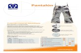 Pantalón - groupe-rg-media.com€¦ · Pantalón Protección Corporal: Aluminizada Descripción y composición: Fabricado en Aratex 100% para-aramida (450 gr/m2). Tejido especialmente
