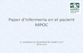 Paper d’Infermeria en el pacient MPOCgestorweb.camfic.cat/uploads/ITEM_635_EBLOG_2049.pdf · •Paper d’Infermeria en la consulta •Paper d’ infermeria en el domi ili •Paper