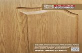 کاتالوگ انگلیسی نهایی · ST 12.03 DIN 1623, BS 2989-Z2 & 3302 SGCC. NOWDAR FLUSH DOORS 1-2) Door Infill Materials: Polyuæthane rigid foam with fire retardant class