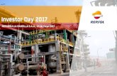 Investor Day 2017 Refie - REPSOL...Planta de Amina 10MW Cogeneración Gas Combustible Planta de Asfalto 1.5 Crudo Crudo Reducido GLP Nafta Kerosene Gasolina LVGO HVGO Residual de Vacio