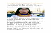 amerindiacontinental · Web viewPatricia Gualinga lanza un mensaje a los padres sinodales, a quienes dice “que no tengan miedo a la transformación”, insistiendo en que “confíen