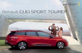 Renault CLIO SPORT TOURER€¦ · Renault Clio Sport Tourer propone un habitáculo funcional diseñado para hacer más fácil tu día a día. Para facilitar el transporte de objetos