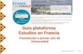 Guía plataforma Estudios en Francia€¦ · información muy importante (requisitos, información complementaria sobre el proceso, etc.) Es tu responsabilidad revisarlo con mucha