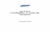 UM-2012S ConfigWiz ® Guía de Usuario · 2019. 7. 26. · Este manual y todos los datos que figuran en la presente, constituyen la propiedad de la información de QEI, LLC. ... ConfigWiz,