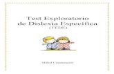Test Exploratorio de Dislexia Específica (TEDE) EDITABLEbiblioteca.esucomex.cl/RCA/Test-Exploratorio-de-Dislexia-Específica... · Test Exploratorio de Dislexia Específica, TEDE