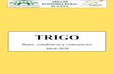 TRIGO - agr.una.py · TRIGO: Datos, estadísticas y comentarios Abril-2020 Volumen 1-N° 10 8 Cuadro 1: Comparativo de trigo en Brasil 2018/19-2019/2020 Fuente: CONAB, estimativo