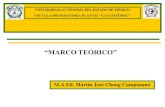 Presentación de PowerPoint · 2016. 4. 23. · MARCO TEÓRICO Resenos (2000) define al Marco teórico o Estado del conocimiento, Estado del arte, como el acervo o conjunto de conocimientos
