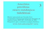 Amazônias 3 petrolíferas minero-metalúrgicas hidrelétricasseva/pdf_seva_3_amazon_hidrel_mai05.pdf · + sismicidade induzida + gases carbônicos + ácidos orgânicos voláteis