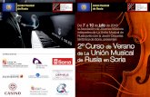 Unión Musical de Rusia - Joven Orquesta Sinfónica De Soriajovenorquestayescueladesoria.com/wp-content/uploads/2018/... · 2018. 5. 25. · Concierto de clausura con la participación