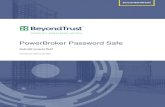 PowerBroker Password Safe - BeyondTrust · Cómo cambiar la contraseña de inicio de sesión 5 Cómo restablecer la contraseña 6 Cómo navegar por el portal web de Password Safe