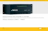 Steca Solarix 2401 - 4401 - monsolar.com€¦ · bancos de baterías se deberán observar las instrucciones de montaje correspondientes de cada fabricante. Recomendación: ... ¡Mantenga