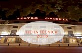 FICHA TÉCNICA 2019teatrooriente.cl/wp-content/uploads/2019/02/Ficha... · El teatro NO cuenta con equipamiento de sonido. La empresa SYL es el proveedor de sonido exclusivo de Teatro