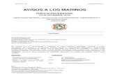AVISOS A LOS MARINOS - DIGAOHM€¦ · Avisos 305- 326 Publicación 22/2019.