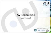 AV Tecnologíaav.cl/files/presentation.pdf · Temperatura en mandos finales Instalado en la llanta del vehículo, este equipo permite monitorear periódicamente la temperatura del