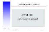 EWM 1000 Información general...TSE-N W.N./D.F. 6 18.04.02 Especificación EW M 1000• hasta 5 interruptores • hasta 15 LED’s • un selector de programa • un selector opcional