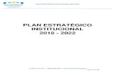 PLAN ESTRATÉGICO INSTITUCIONAL 2018 - 2022...Desarrollo K’atun, Nuestra Guatemala 2032, detalladas dentro de los Lineamientos Generales de Política 2016-2020, en los Ejes: “Riqueza