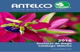ANTELCO · Antelco está comprometido al desarrollo y mejora continua, por lo tanto las especificaciones pueden cambiar sin previo aviso y no