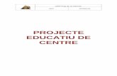 PROJECTE EDUCATIU DE CENTREceippuigdesaginesta.com/wp-content/uploads/2015/03/DC050101-PEC.pdf5. pla estratÈgic 6. programaciÓ del procÉs d’ensenyament i aprenentatge 7. plans