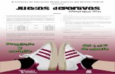 cartel juegos deportivos final - IEMS - Instituto de Educación … · 2011. 6. 18. · mismo que de conjunto, deberán inscribirse ante el Comité Deportivo de cada plantel, a partir